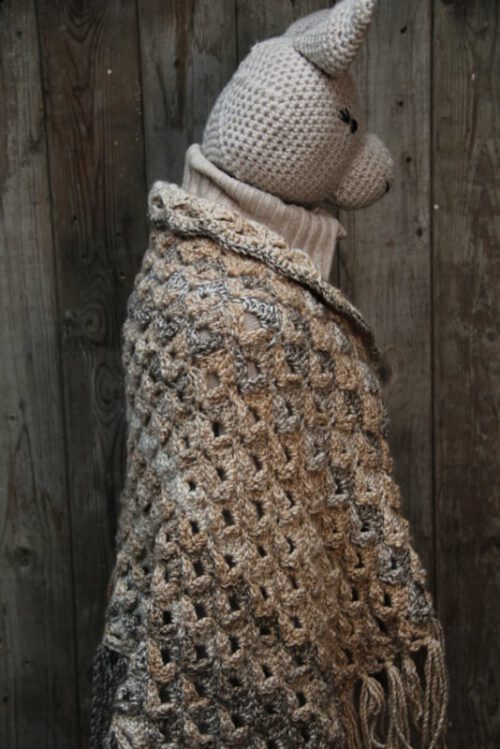 Haakpakket - Poncho Isa - Stoer & Stijlvol 64