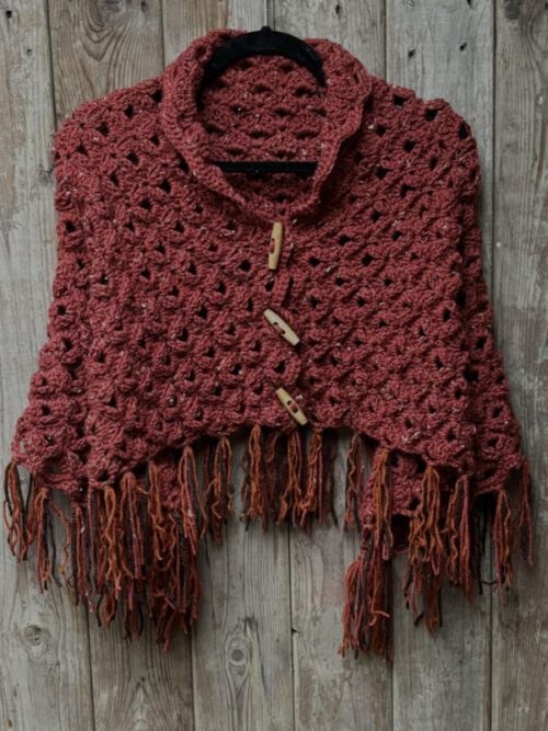 Haakpakket - Poncho Isa - Stoer & Stijlvol 64