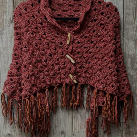 Haakpakket - Poncho Isa - Stoer & Stijlvol 64