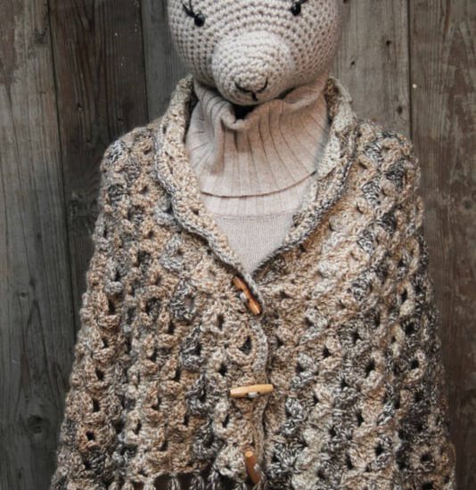 Haakpakket - Poncho Isa - Stoer & Stijlvol 64