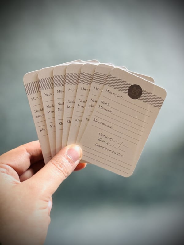 Corneeltje Wol - Project kaartjes Project kaartjes (per 5 stuks)