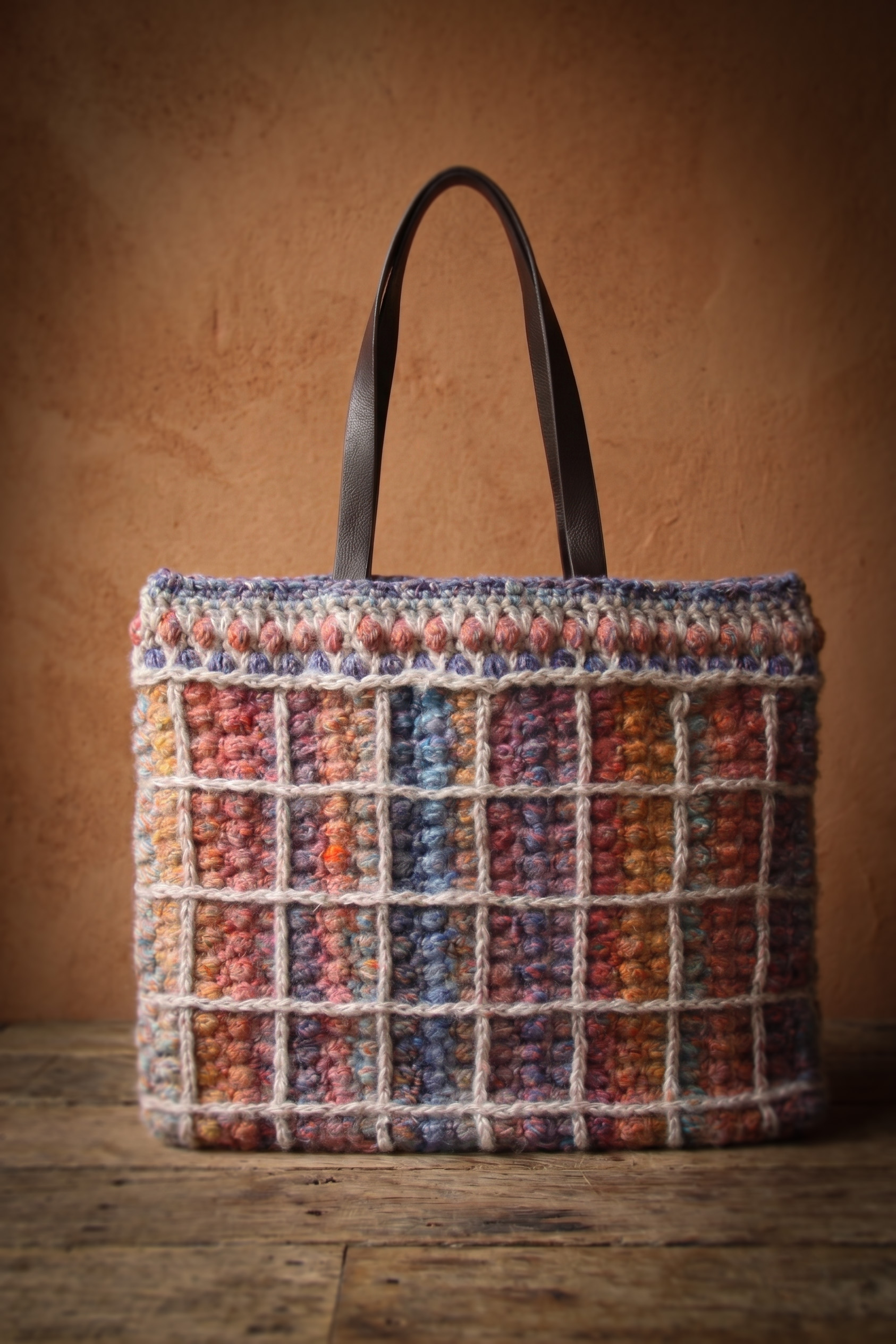 Haakpakket - Tas Rainbow Blok puff