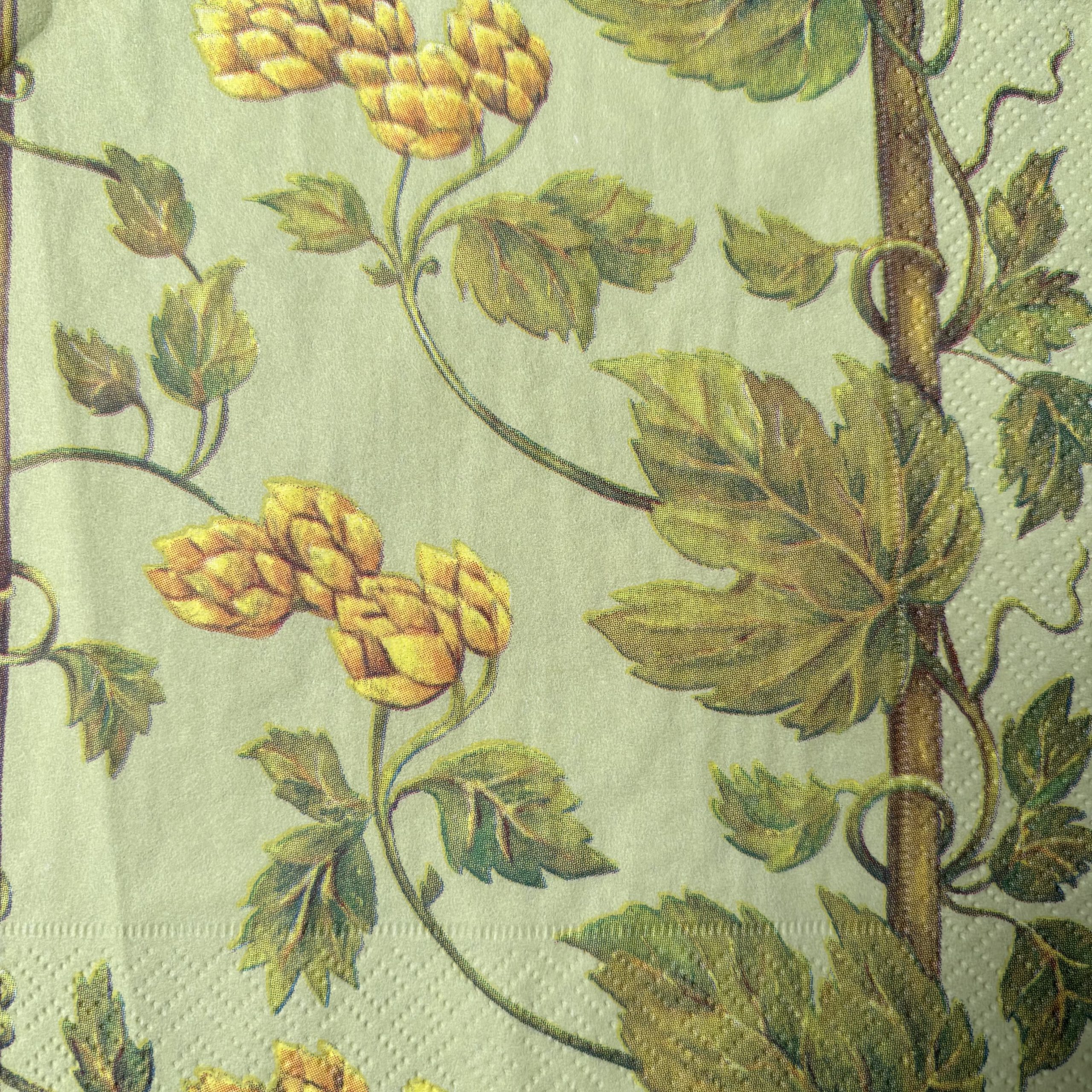 Servet Herfst - Hop - H0012 - 33 x 33 cm