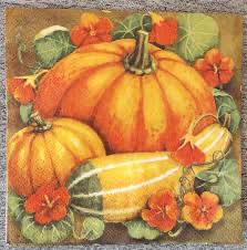 Servet Herfst - Herfst pompoenen - H0020 - 33 x 33 cm