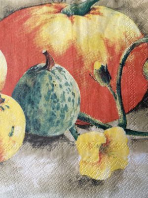 Servet Herfst - Herfst pompoenen - H0021 - 33 x 33 cm