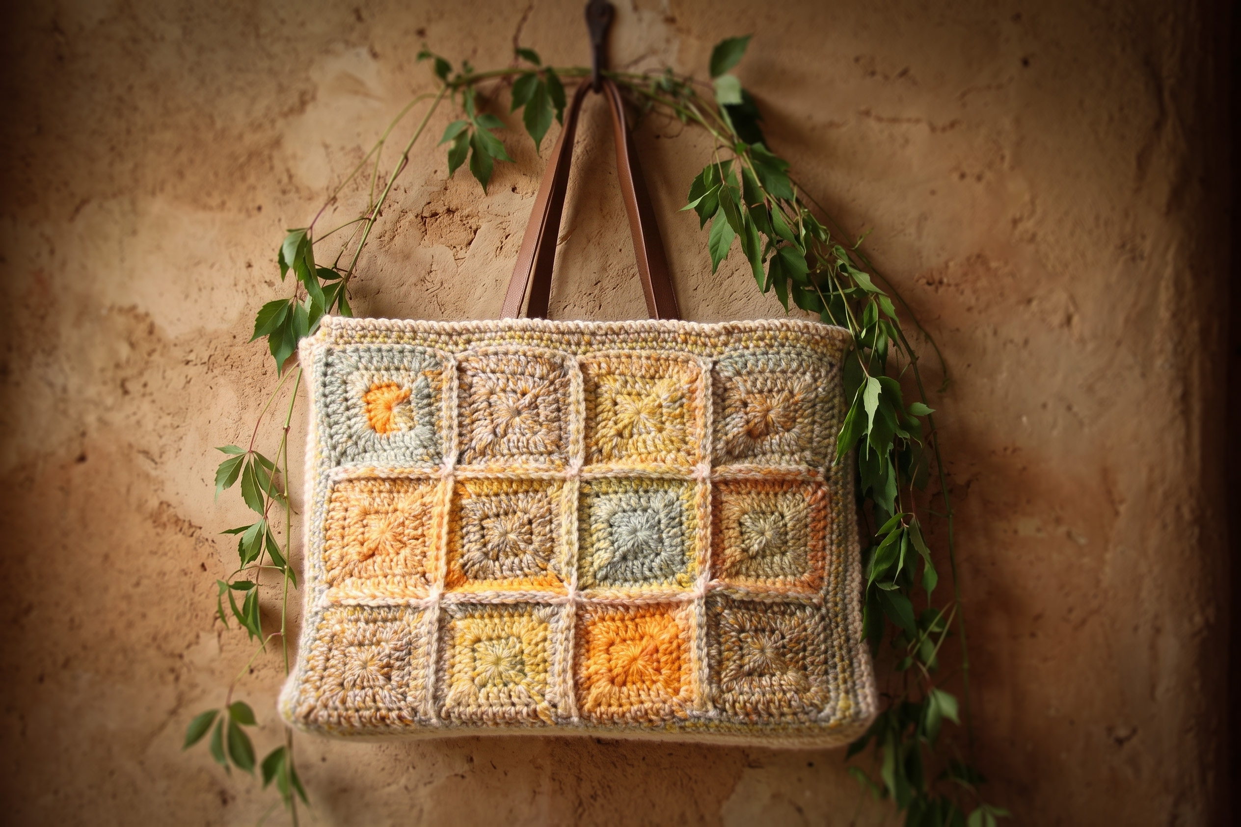 Haakpakket - Tas Solid Square MC 119