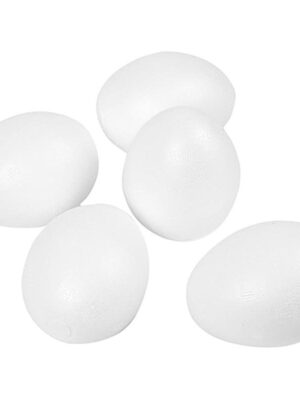 Corneeltje Wol - Styropor eieren 8 cm Styropor eieren 7 cm - per stuk