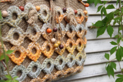 Corneeltje Wol - Summer time tas close up Haakpakket - Tas Summertime