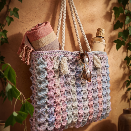 Haakpakket - Tas Antique pastel
