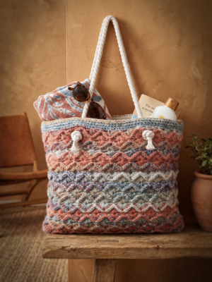 Haakpakket - Tas Bavarian Relïef Canvas