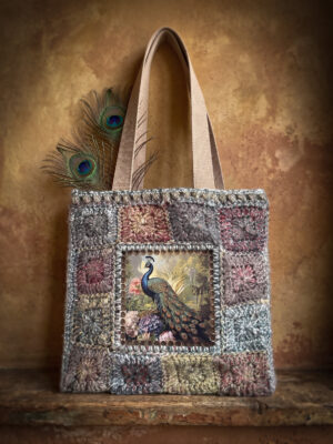 Corneeltje Wol - Tas Peacock - Sfeerfoto Haakpakket - Tas Peacock