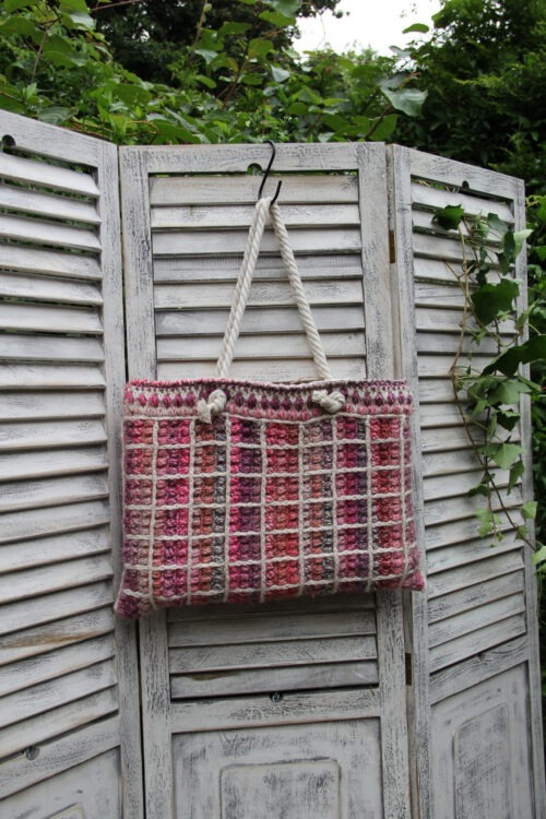 Haakpakket - Tas Pink Puff block MC 76