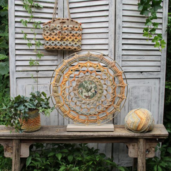 Corneeltje Wol - Tas Summer time sfeer foto Haakpakket - Wildlife Mandala (55cm)