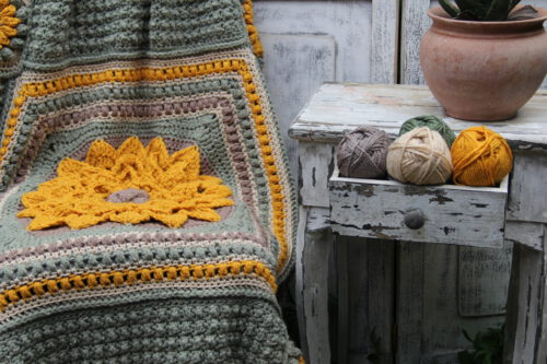 Corneeltje Wol - Tournesol - 5 Haakpakket - Plaid Tournesol