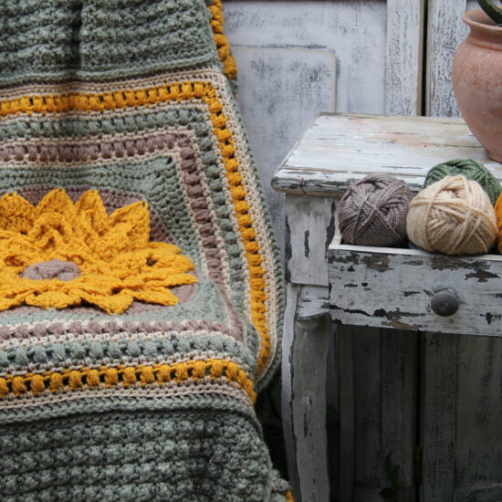 Corneeltje Wol - Tournesol - 5 Haakpakket - Plaid Tournesol