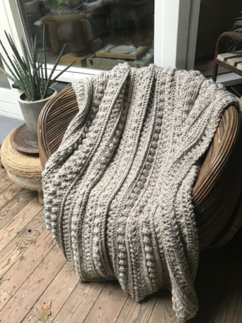 Corneeltje Wol - Tweed deken -1 Haakpakket - Tweed plaid