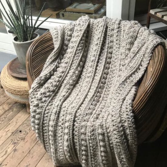 Corneeltje Wol - Tweed deken -1 Haakpakket - Tweed plaid