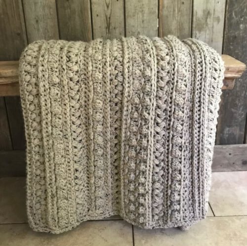 Corneeltje Wol - Tweed deken - 4 Haakpakket - Tweed plaid