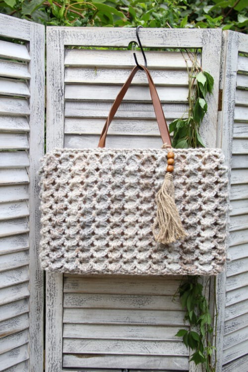 Haakpakket - V-Taïga tas - Stoer en Stijlvol 64