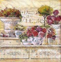 Corneeltje Wol - Vlinders - B0002 Servet Bloemen / Compositie - B0002 33x33cm