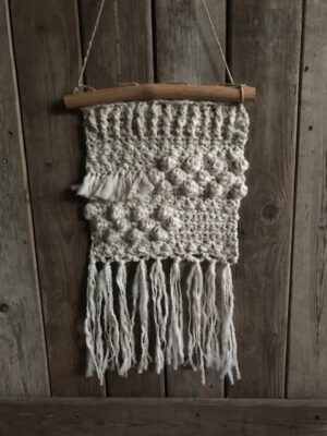 Wandhanger Nop ecru melee