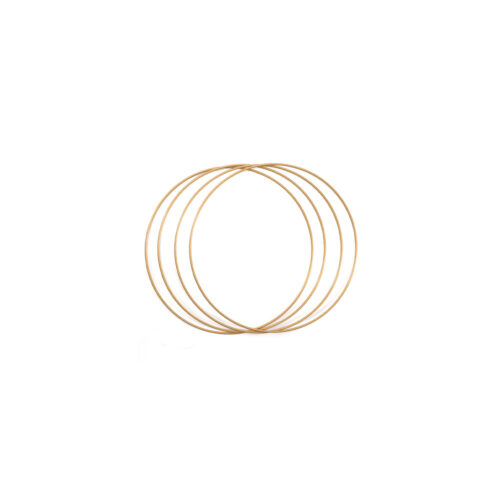 Corneeltje Wol - metalen ringen antiek goud Metalen ring 30 cm Ø Antiek Goud