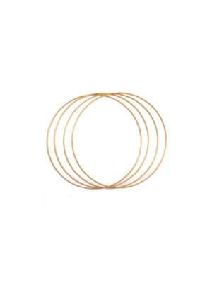 Corneeltje Wol - metalen ringen antiek goud Metalen ringen 20-25-30 cm Ø Antiek Goud