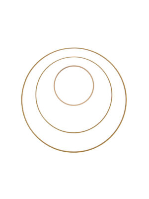 Metalen ringen 10-15-35-40-50 cm Ø - Goud