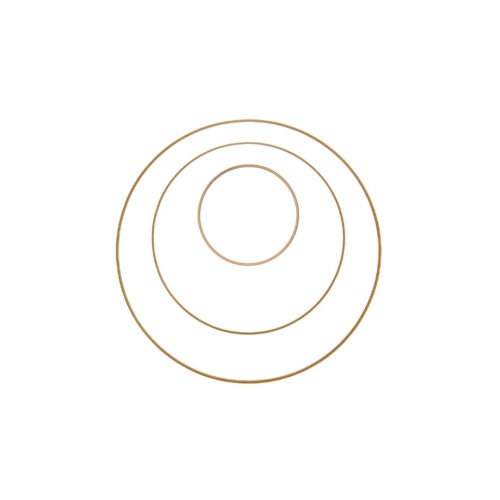 Metalen ringen 10-15-35-40-50 cm Ø - Goud