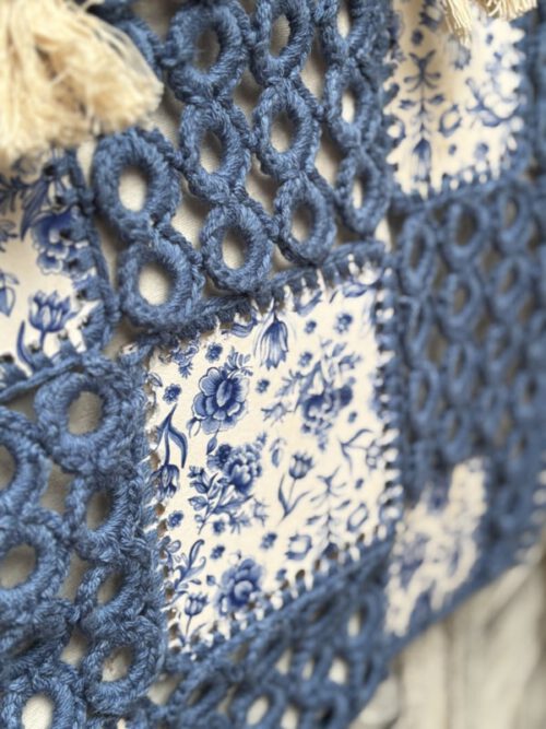 Corneeltje Wol - tas Delfts Blauw 2 Haakpakket - Tas Delfts Blauw