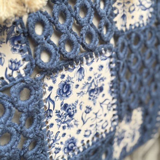 Corneeltje Wol - tas Delfts Blauw 2 Haakpakket - Tas Delfts Blauw