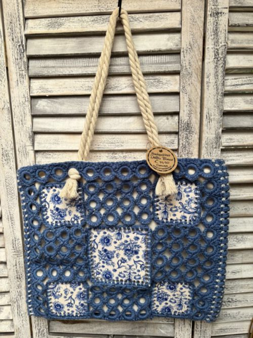 Corneeltje Wol - tas Delfts Blauw Haakpakket - Tas Delfts Blauw
