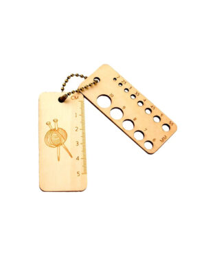 Houten Breinaaldenmeter & Liniaalset