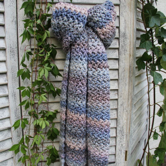 Corneeltje Wol - Double Denim sjaal Haakpakket - Double Denim Sjaal - Cor & Co