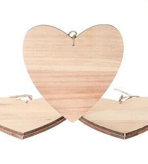 Corneeltje Wol - Houten hart 022 Houten Hart - 25x25 cm
