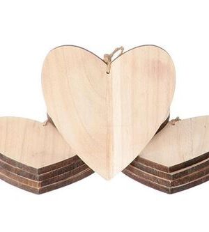 Corneeltje Wol - Houten hart 15x15 cm Houten hart - 15x15 cm