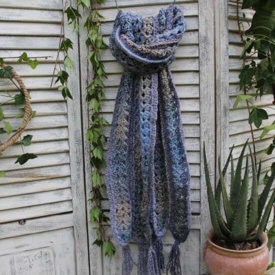 Corneeltje Wol - Mile a Minute sjaal Blue - Grey) - 2 Haakpakket - Mile a Minute sjaal (Blue & Grey) - Stoer & Stijlvol 64