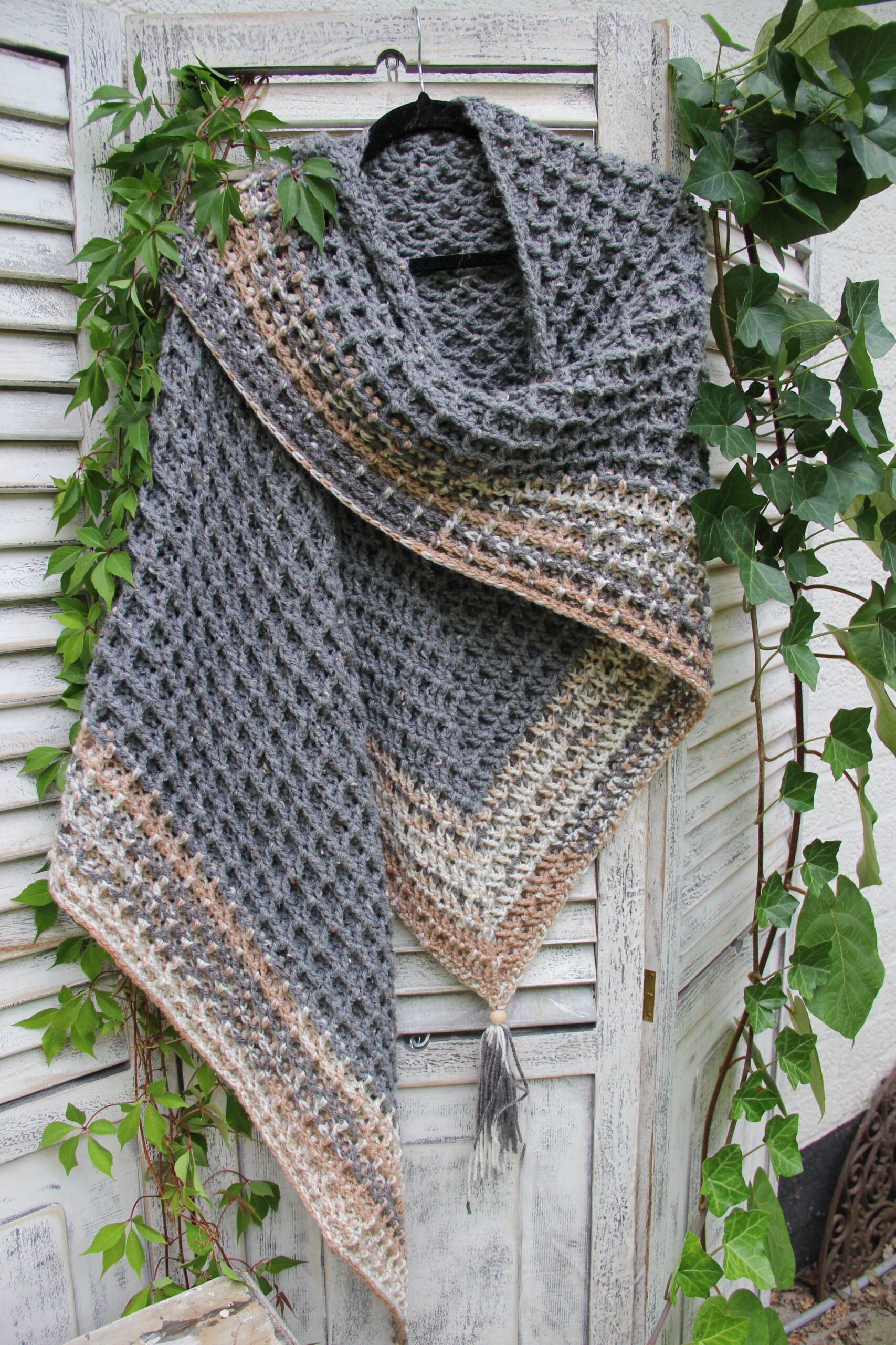 Corneeltje Wol - Omslag Stoer - Wafelsteek Haakpakket - Omslag Stoer - Wafflestitch