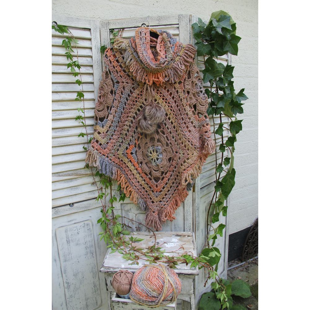 Haakpakket - Poncho & Col Cozy MC 89