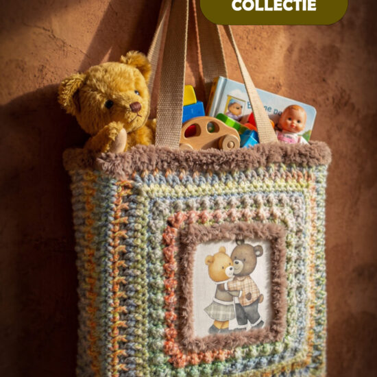 Corneeltje-Wol-Setting-Beertas-Sfeerfoto-sale Tas ♫''Ik zag...''♫ - Kant & Klaar