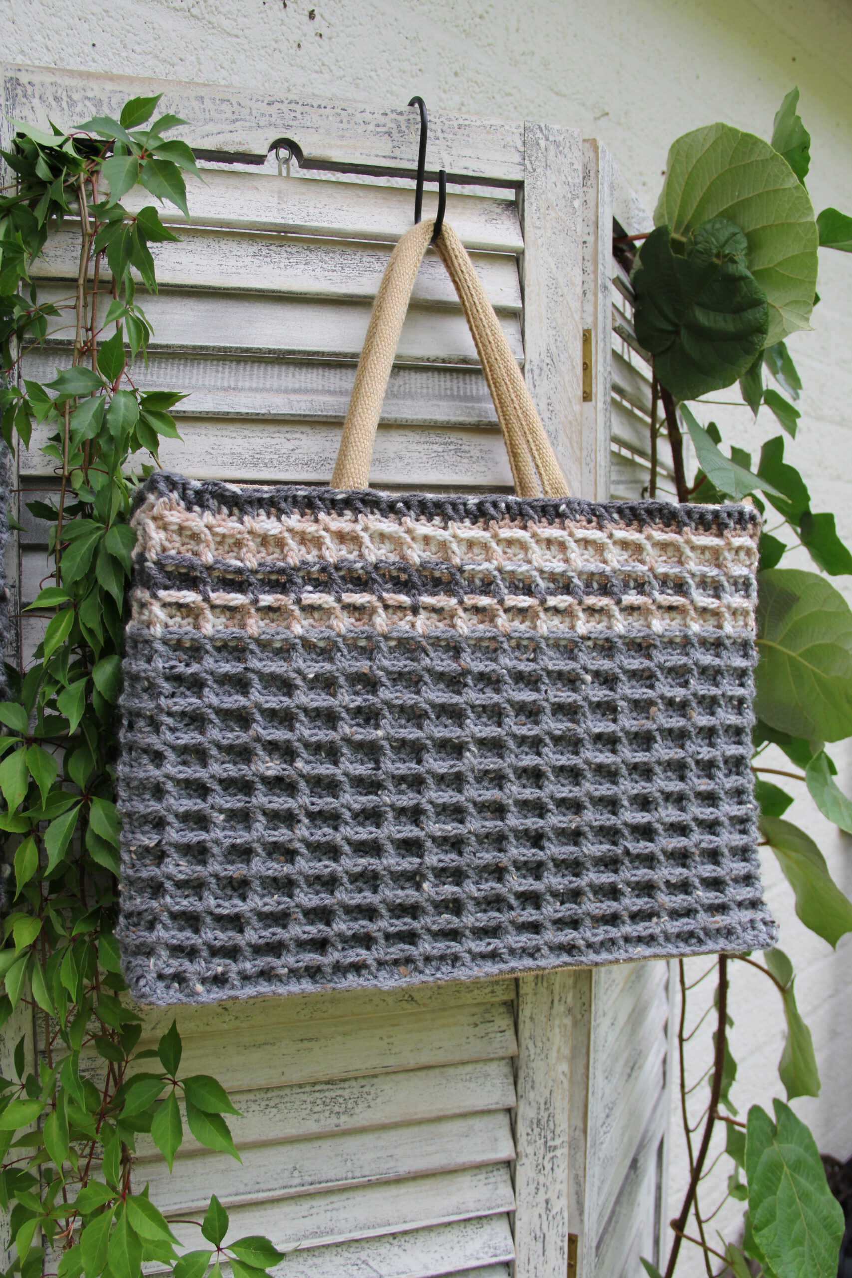 Haakpakket - Tas Stoer + Stoere Muts- Wafflestitch - Scandi