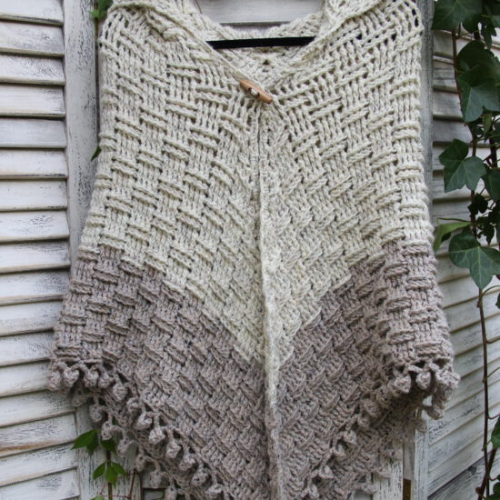 IMG_7711 Haakpakket set - Stoere set! Omslag + capuchon + col + tas