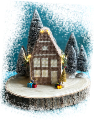 Corneeltje Wol - Amsterdams kersthuisje Bargello pakket - Amsterdams Kersthuisje - Cor & Co