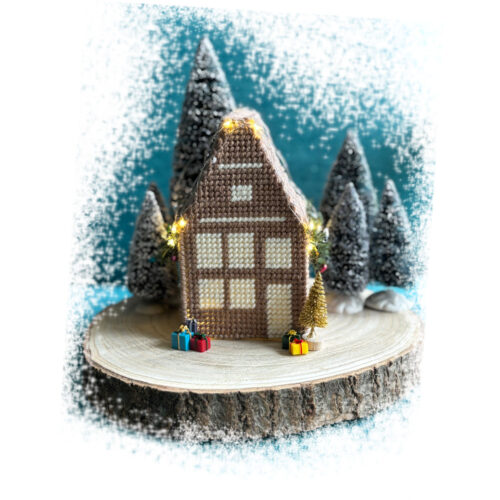Bargello pakket - Amsterdams Kersthuisje - Cor & Co