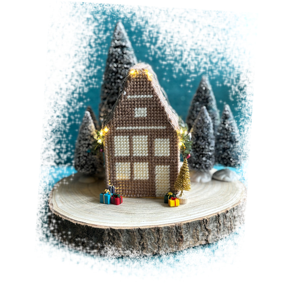 Bargello pakket - Amsterdams Kersthuisje - Cor & Co