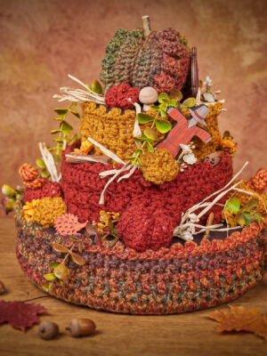 Corneeltje Wol - Authumn-is-coming-cake-sfeerfoto Haakpakket - Autumn is coming cake - Stoer & Stijlvol 64