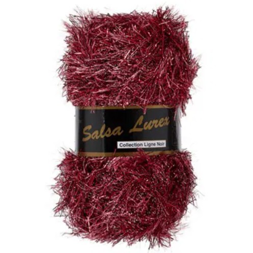 Corneeltje Wol - lurex salsa rood 06 Lammy Yarns - Salsa Lurex