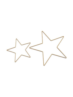 Corneeltje Wol - sterren goud Metalen Ster 20 cm | 40 cm