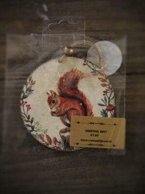 Corneeltje Wol - Kerstbal-hanger Eekhoorn Kerstbal-hanger - Eekhoorn - Kant & Klaar