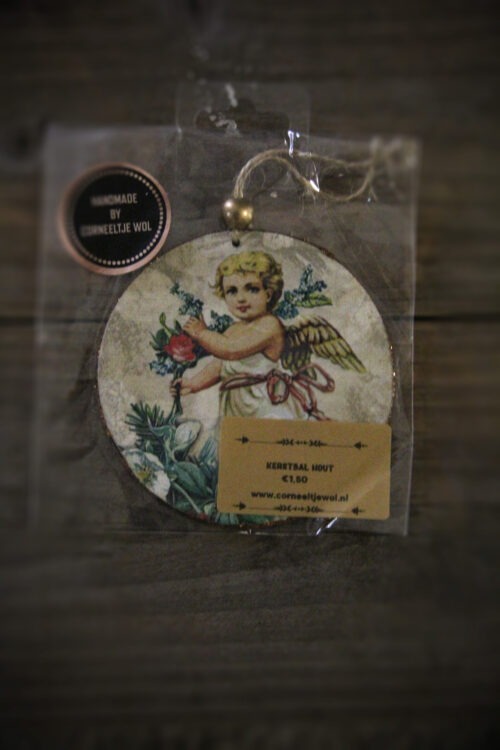 Corneeltje Wol - Kerstbal-hanger Engel Kerstbal-hanger - Engel - Kant & Klaar